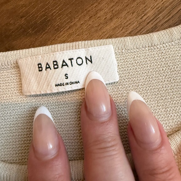 Babaton Beige Knit Top - Picture 4 of 5